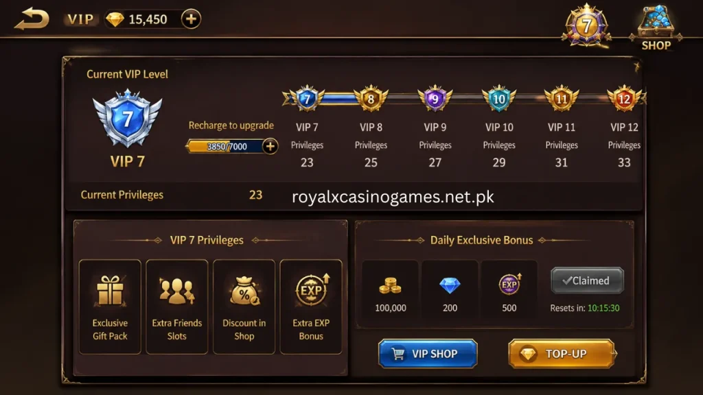 Royal X Casino bonuses
