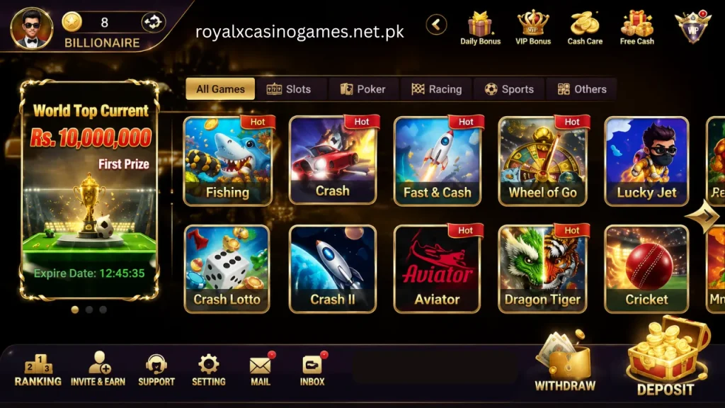 Royal X Casino Games
